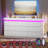 9 Drawer Dresser With Led Light,  Modern Chest Of Drawers For Bedroom,Long Dresser With Drawers For Living Room, Entryway, Hallway-2127366114