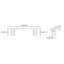 Pipperidge 75'' Concrete Outdoor Bench