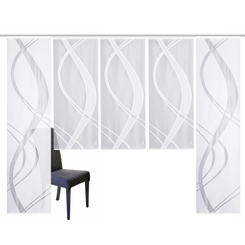 Mccourt Semi Sheer Curtain Panel Pair, Width 57 x Drop 225 cm
