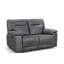 Faux Leather Reclining Sofa-1201473686