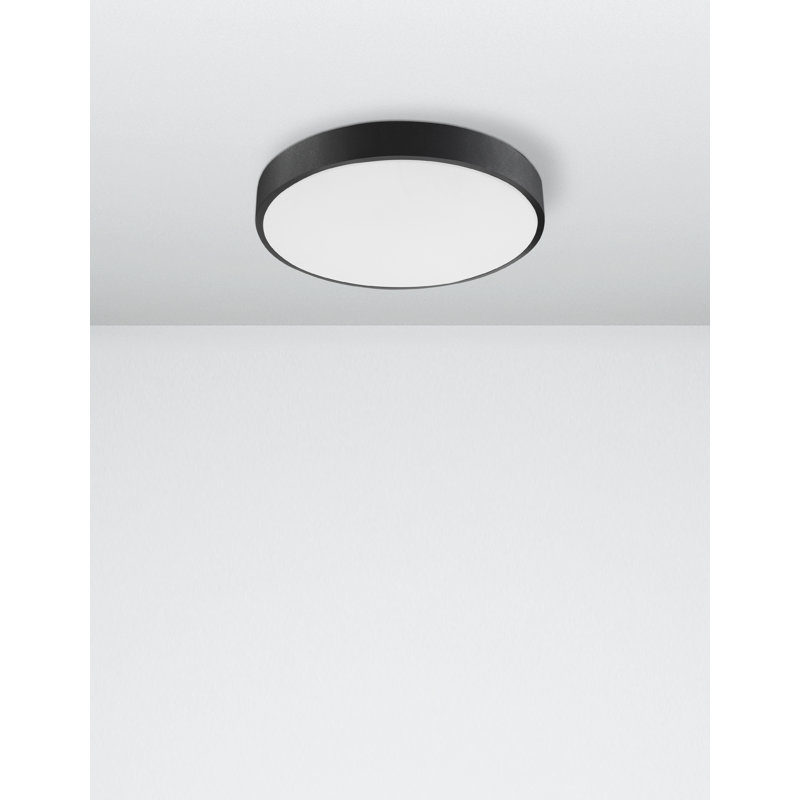 Acrylic LED Flush Mount, Black