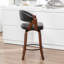 Tabouret de comptoir pivotant Ayala-761412992