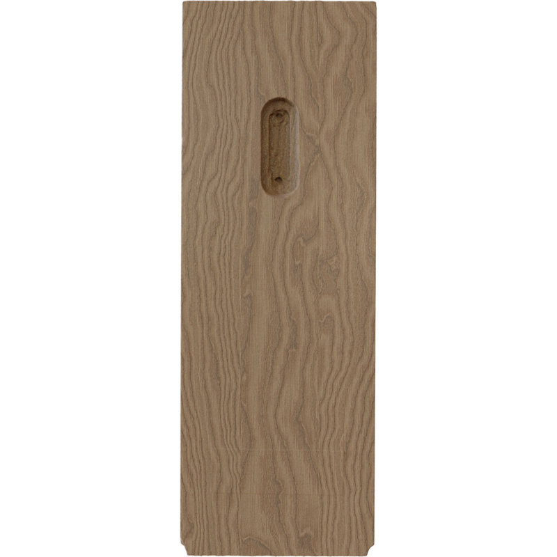 Support Clarksville, Acajou, 3.5" W x 6" D x 10" H