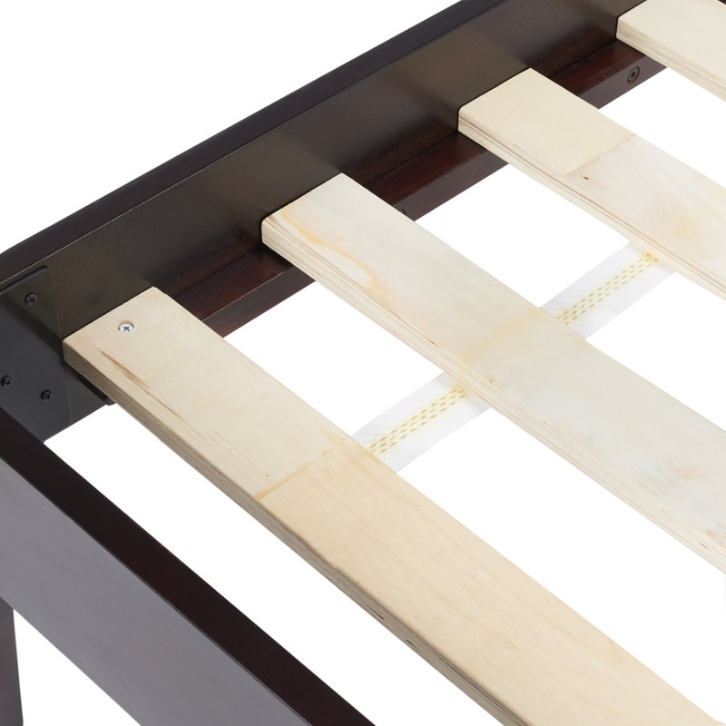 Alyson Espresso Queen Mahogany Wood Bed Frame