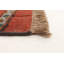 Tapis cuivre / beige en laine noué à la main