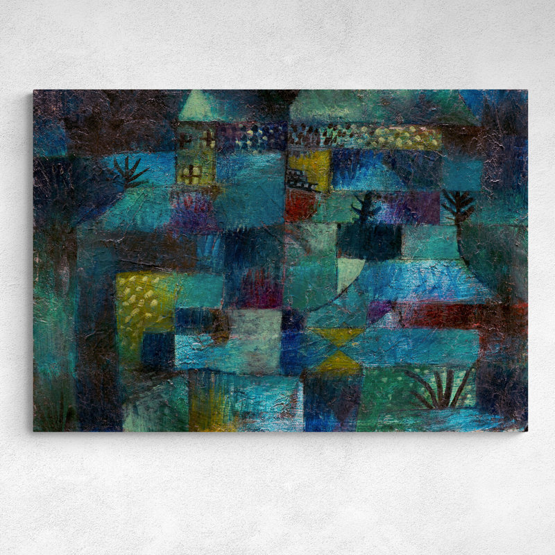 Terraced Garden (1920) By Paul Klee by Paul Klee - Wrapped Canvas Print, 31cm H x 21cm W x 4cm D