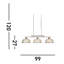 Asner 3-Light Kitchen Island Chandelier-1196894853