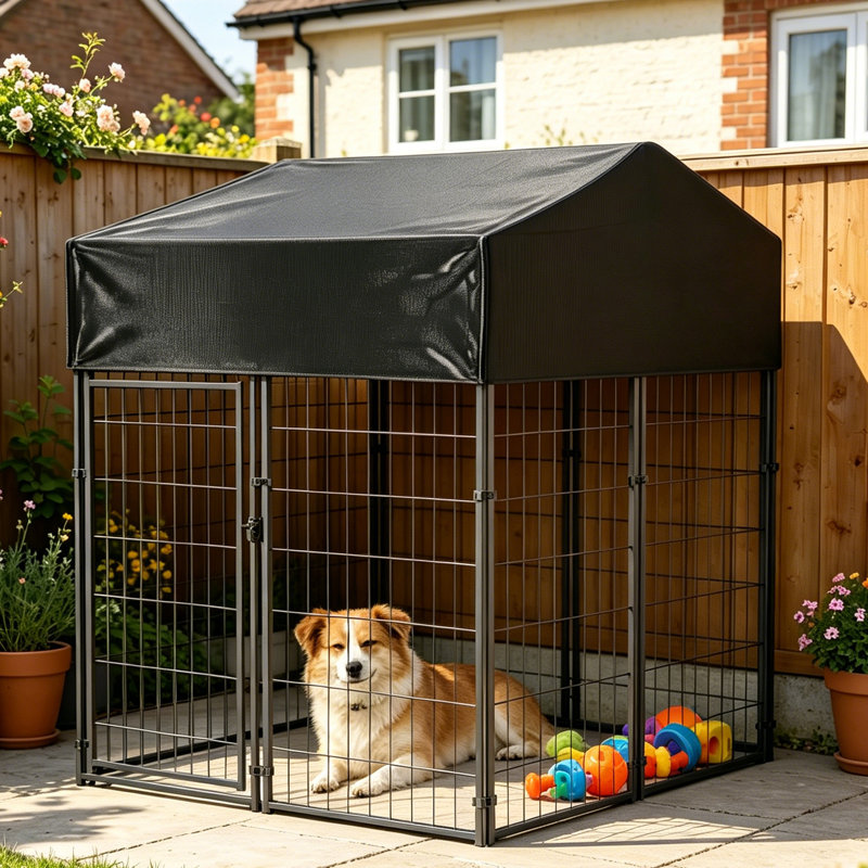 Rayne Pet Pen with Door, 165cm H x 120cm W x 127cm D