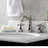 Kingston Brass Metropolitan Two-Handle 3-Hole Deck Mount Widespread Bathroom Faucet with Pop-Up Drain-58259878