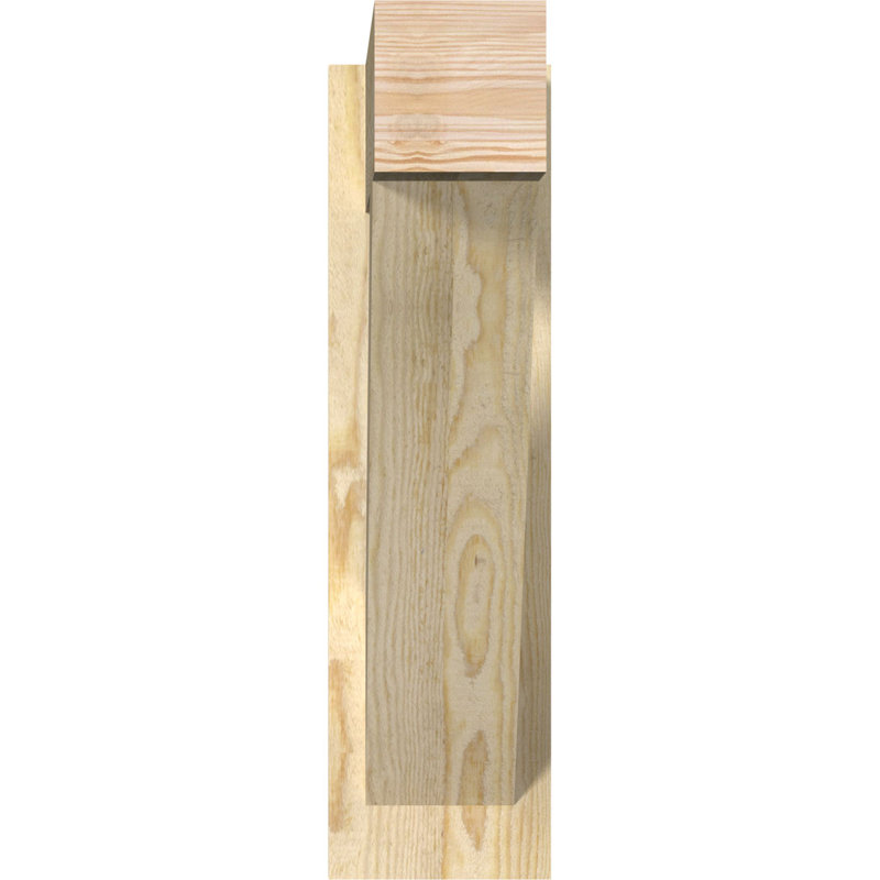 Pavé traditionnel traditionnel, P 22 po x H 22 po, Sapin Douglas de 6 po (sciage brut)