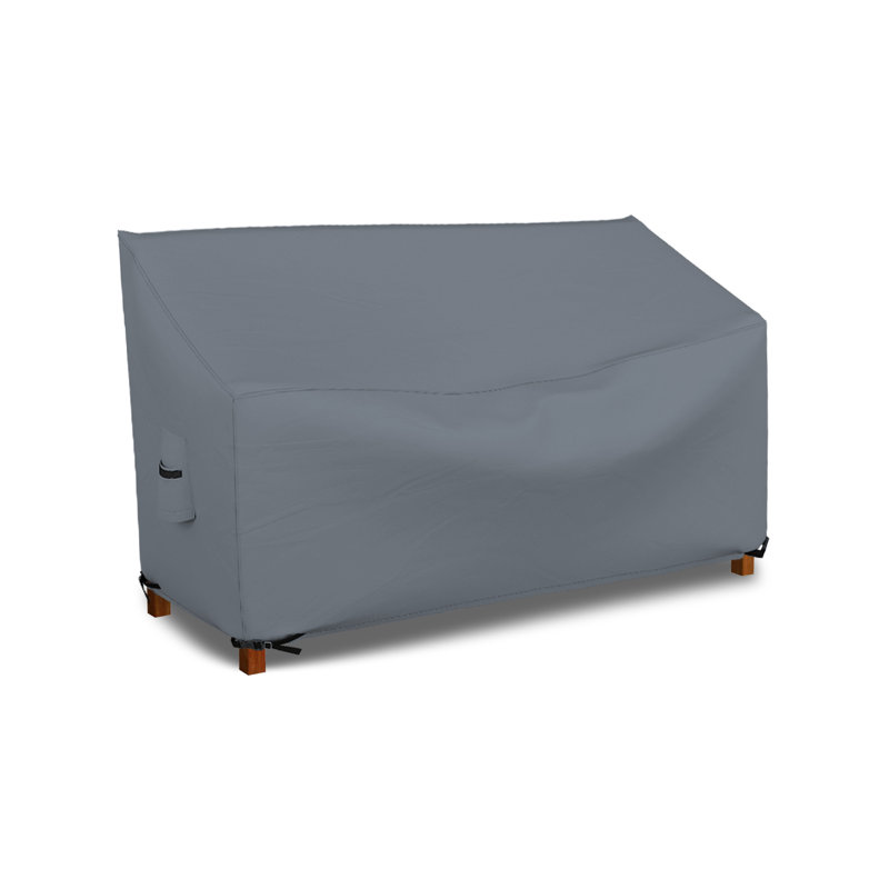 Housse pour causeuse d'extérieur robuste et imperméable multi-usage, housse pour banc profond 3 places Patio Lounge, gris