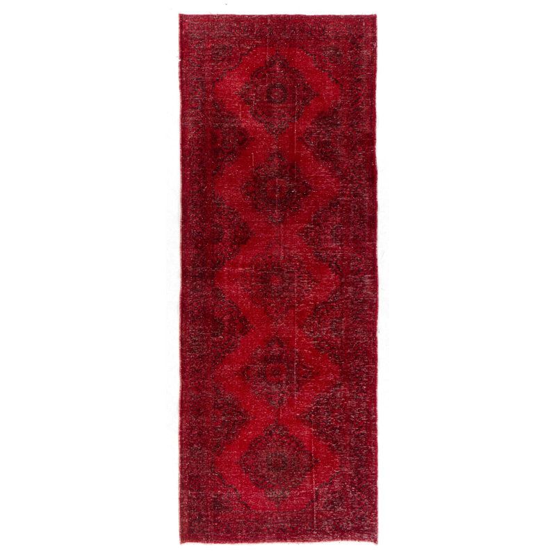 Tapis de couloir moderne fait à la main 4,7 x 13 pi Konya Sille