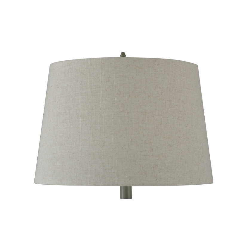 Bordeaux 64'' Traditional Floor Lamp, Olive Green/Antique Distressing