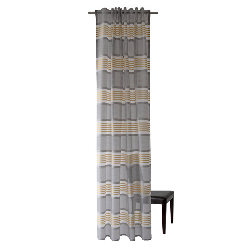 Mandria Pencil Pleat Sheer Single Curtain
