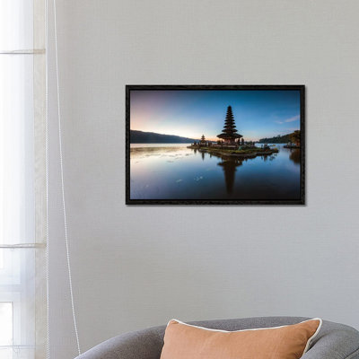 Sunset At The Temple, Bali by Matteo Colombo - Gallery-Wrapped Canvas Giclée on Canvas