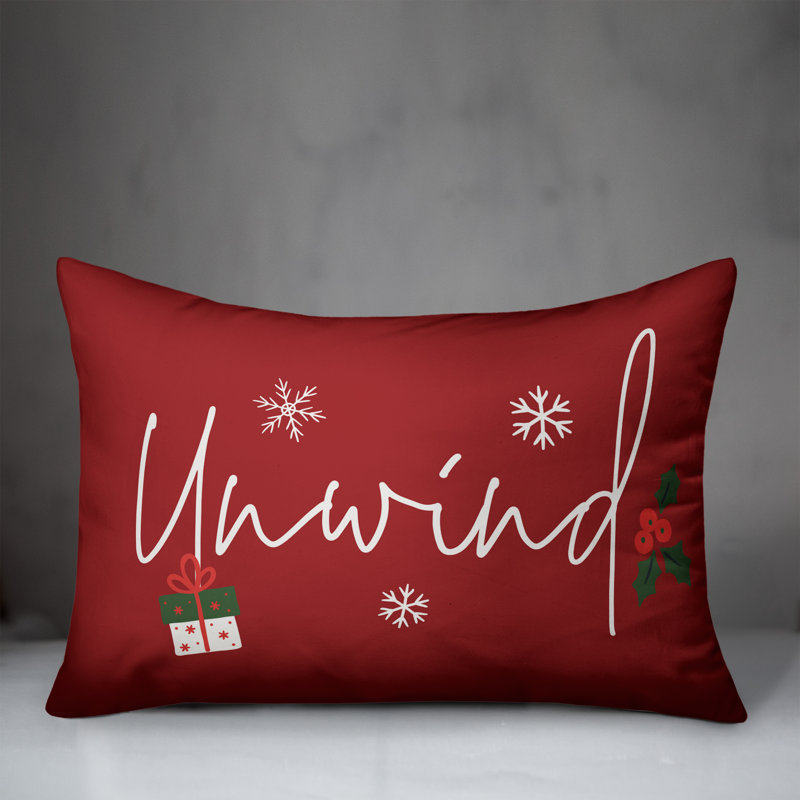 No Decorative Addition Throw Pillow, Red