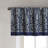 Jacquard Window Valance Navy 50X18"-1842760213
