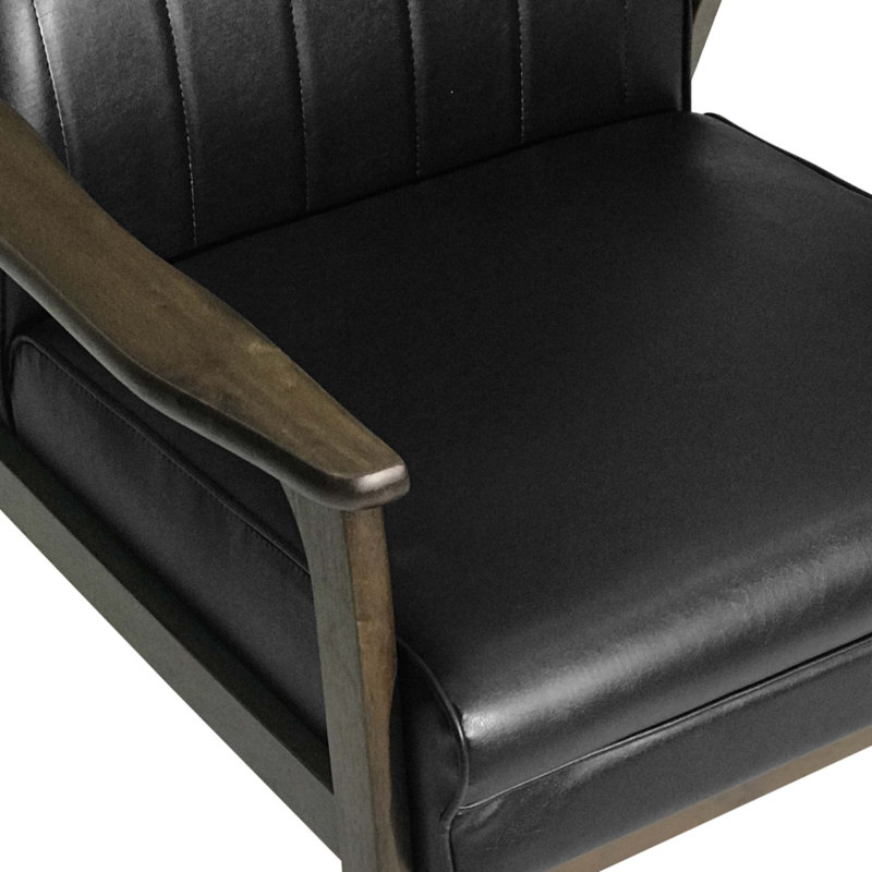 Chaise d'appoint rembourrée Mid Century