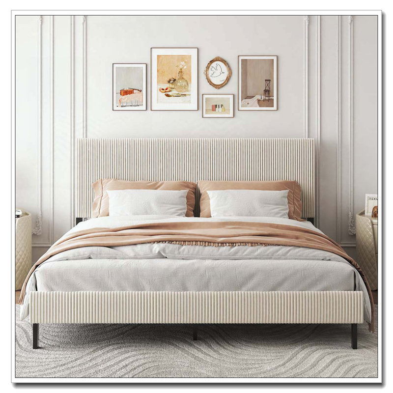 Upholstered Platform Bed