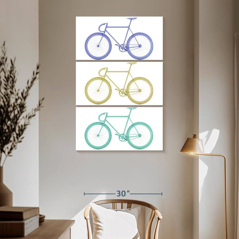 Mehar Trio Bikes, H 65 po x l 42 po