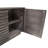 Bastille 69" 3-Door Solid Acacia Wood Sideboard In Smoke Grey Finish