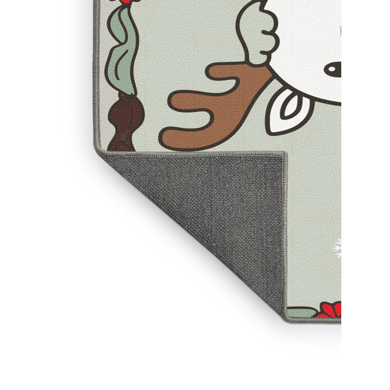 Tapis vacances de Noël The Holiday Aisle®, Rectangle 6 pi x 9 pi