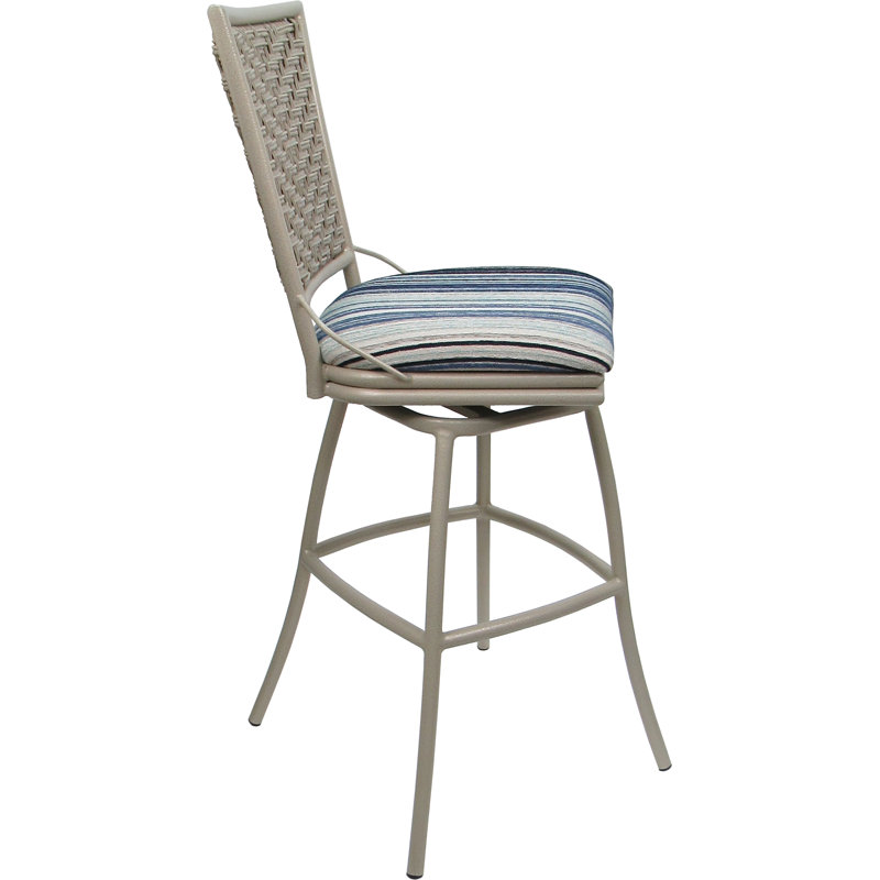 Bois flotté sur cadre, Bleu, Beige
