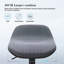 Swivel Upholstered Adjustable Height Bar Stool-1582302424