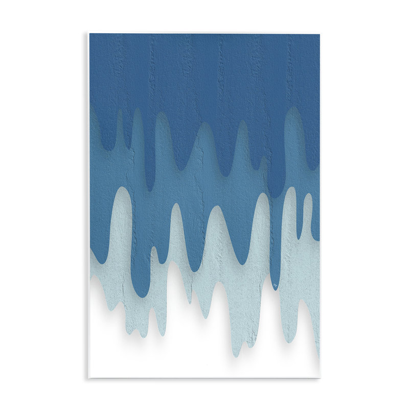 Plaque murale fluide Water Wave, design par Martina Pavlova, H 19 po x l 13 po