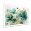 «Teal Green Organic croissance - Abstract Botanicals», art mural-743578364-789607387
