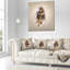 Faucon abstrait sur une branche - coussin imprimé animal-29516251-29516247
