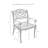 Algrid 4 - Person Patio Dining Set with Round Table-2008025589