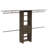 Kohn Plego Closet Organization System, with Open & Closed Storage, 69"/118" Width, Dark Walnut