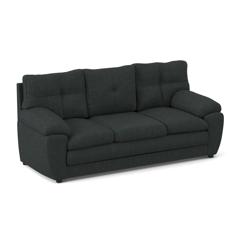 Kenn Upholstered 84'' Sofa, Bronco Jade