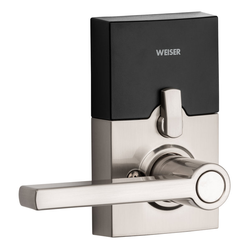 Smartcode 10 Lever Electronic Lock, Satin Nickel