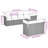 Vidaxl Garden Sofa Set