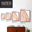 Rose Quartz I - impression encadrée de qualité supérieure - prête à être accrochée - aucun clou requis - aucun clou requis-108021700-108021704