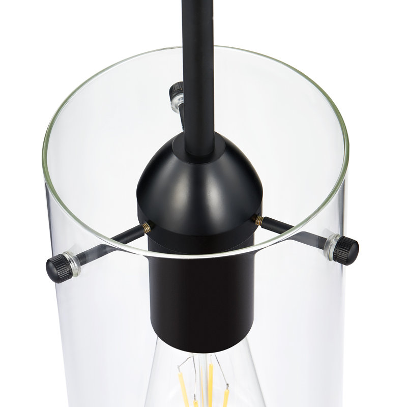 Luminaire suspendu cylindrique 1 lumière
