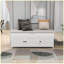 Banc à chaussures avec coussin amovible et espace de rangement caché-37098669