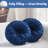 Velvet Round Throw Pillow for Couch Decor 15-Inch (Set of 2)-99170711
