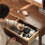Coiffeuse avec miroir, 4 tiroirs