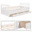 Jairo Twin Size Storage Daybed with Trundle, 3 Drawers-293581672