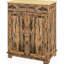 Buffet Modern Modern - rangement en bois massif. 2 tiroirs, portes, tablette réglable. Pour l'entrée, le salon. Avec l 26,75 po x P 15,75 po, H 33,5 po avec espace pour la salle à manger.