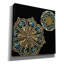  «Midnight Rosette 3» par Chariklia Zarris, art mural sur toile, 26 po x 26 po