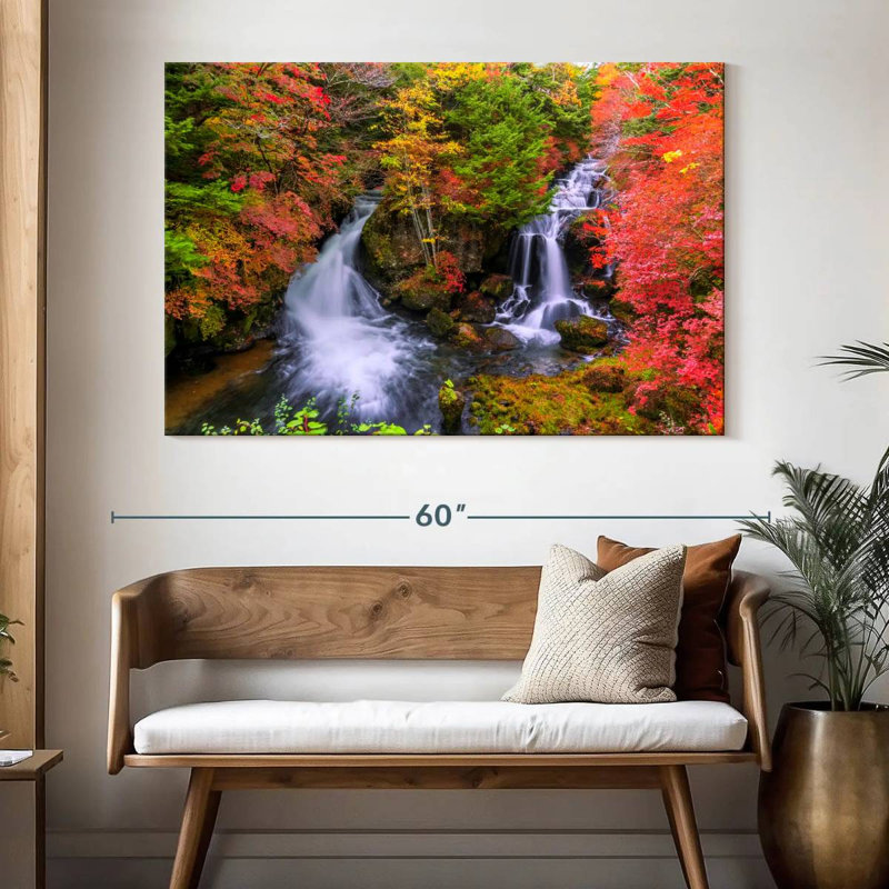 Alvord, automne aux chutes de Ryuzu, H 34 po x l 51 po