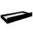 Black Nailhead Trimmed - Style Daybed With Trundle, Transitional Design, Padded Flannelette Upholstery, Button , Slat Kit Upholstered Style, Trim,-2017643479