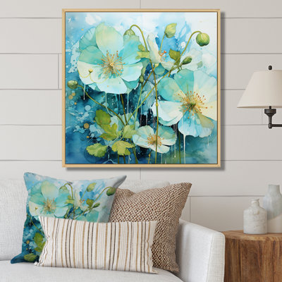 Blue Morning Glory Spring Awakening I - Morning Glory Wall Art
