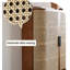 Meuble de rangement à double porte pratique en bois de frêne blanc rétro pour le salon et la chambre à coucher