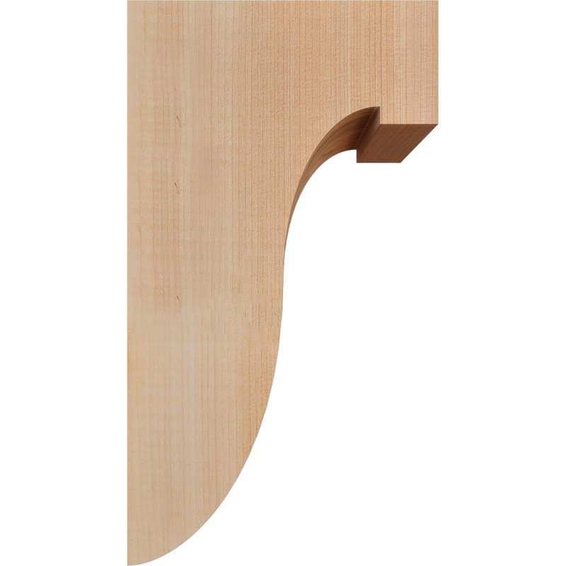 Del Monte Corbel, H 10 po x l 3,5 po x P 6 po, Lisse, Cèdre rouge