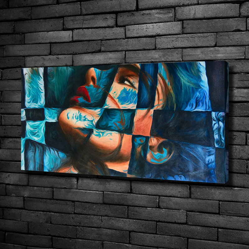 Woman Abstraction - Wrapped Canvas Print, 50cm H x 100cm W